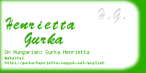 henrietta gurka business card